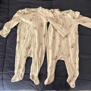 Baby First Favorites 100% Organic CloudCotton Footed One-Piece